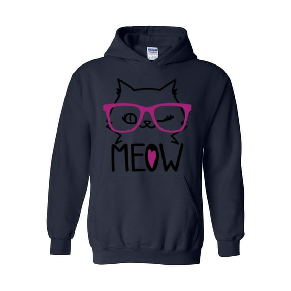Mens Plus Sweatshirts and Hoodies - Meow Cute Cat Kitty