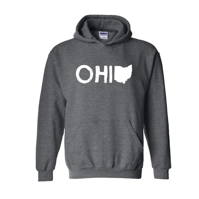 Inbuilding Solutions Map Mens Plus Sweatshirts and Hoodies - Ohio Map - Walmart Business Supplies