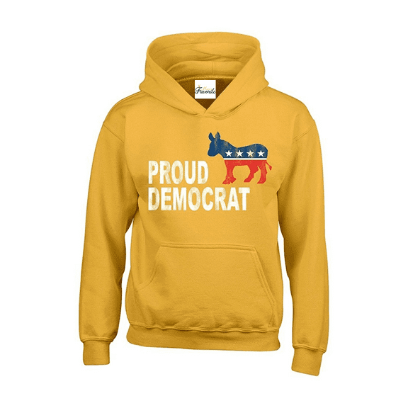 Mens Plus Sweatshirts and Hoodies - Proud Democrat