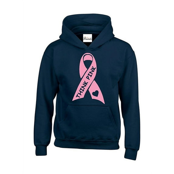 Mens Plus Sweatshirts and Hoodies - Think Pink Cancer