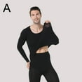 thumbnail image 1 of Mens Plush Thermal Innerwear & Underwear Set Clothes Cotton Tops and Pants, 1 of 8