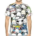 thumbnail image 1 of Mens Pochacco 3d Print T-Shirt Crewneck Short Sleeve Tee Shirt, 1 of 7