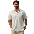 thumbnail image 1 of Mens Pocket Short Sleeve Summer Shirts Floral Button Down Beach Shirts 2026 Loose Breathable Tees Summer Tropical Beach Tops 2026, 1 of 6
