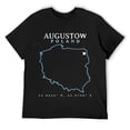 thumbnail image 1 of Mens Poland Augustow Short Sleeve T-Shirt Black, 1 of 5