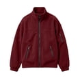 thumbnail image 1 of Mens Polar Fleece Jacket Lightweight Full Zip Jackets Outdoor Coat Soft Warm Fleece Jacket ffor Casual Outerwear, 1 of 5