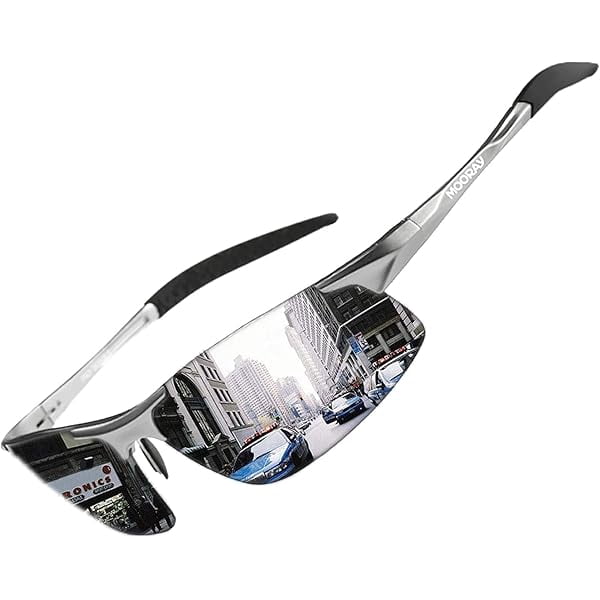 Mens Polarized Sports Sunglasses UV Protection Sunglasses for Men Cycling Driving Fishing