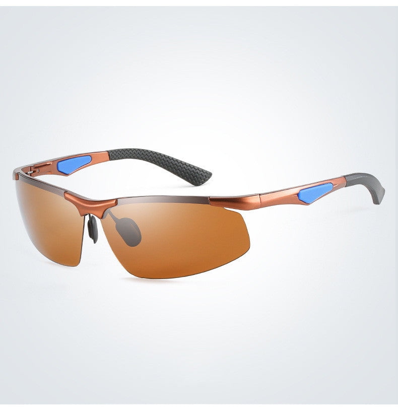 Mens Polarized Sunglasses Aluminum Magnesium Alloy Frame UV400 Protection Sport Style Casual New Strong Windproof Mirror