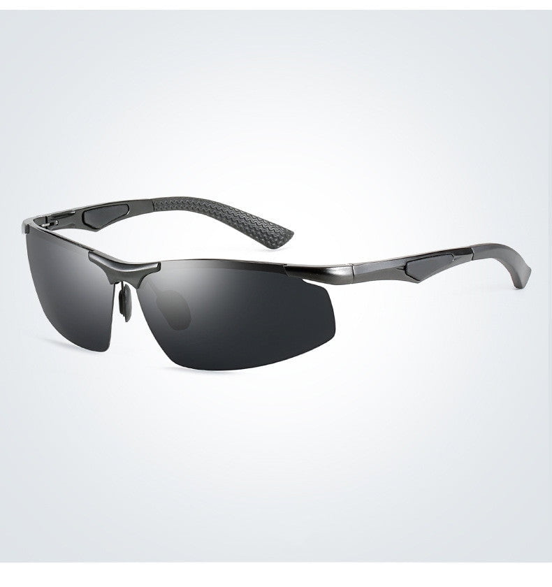 Mens Polarized Sunglasses Aluminum Magnesium Alloy Frame UV400 Protection Sport Style Casual New Strong Windproof Mirror
