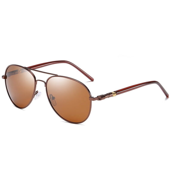 Men's Polarized Sunglasses with Color Changing Lenses Anti-Glare UV Protection and Lightweight Alloy Frame for Enhanced