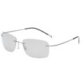 thumbnail image 1 of Mens Polarized Sunglasses, Frameless Alloy Driving Sunglasses with Anti-UVA/UVB Resin Lenses, Fashion Trend, 1 of 5