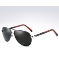 thumbnail image 1 of Mens Polarized Sunglasses Metal Frame TAC Lenses For U V Protection Driving Fishing Outdoor Activities Stylish, 1 of 1