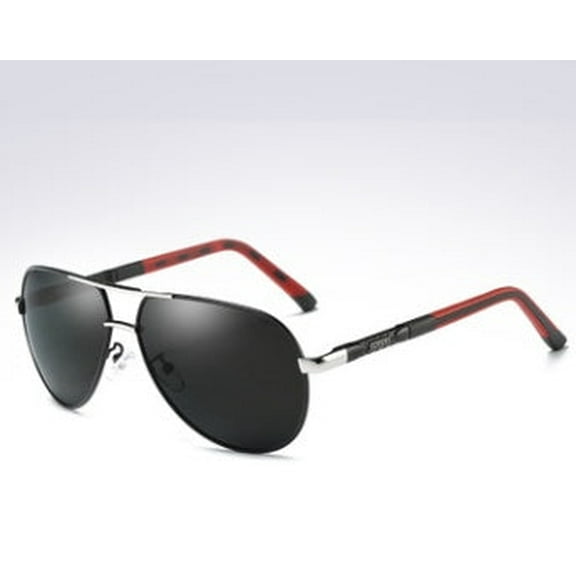 Mens Polarized Sunglasses Metal Frame with TAC Lenses for UV Protection Driving Fishing Outdoor Activities plus Stylish