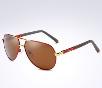Mens Polarized Sunglasses Metal Frame with TAC Lenses for UV Protection Driving Fishing Outdoor Activities plus Stylish