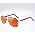 thumbnail image 1 of Mens Polarized Sunglasses Metal Frame TAC Lenses For U V Protection Driving Fishing Outdoor Activities Stylish, 1 of 1