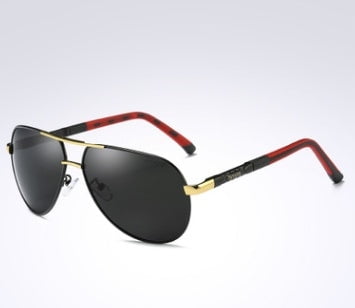 Mens Polarized Sunglasses Metal Frame with TAC Lenses for UV Protection Driving Fishing Outdoor Activities plus Stylish
