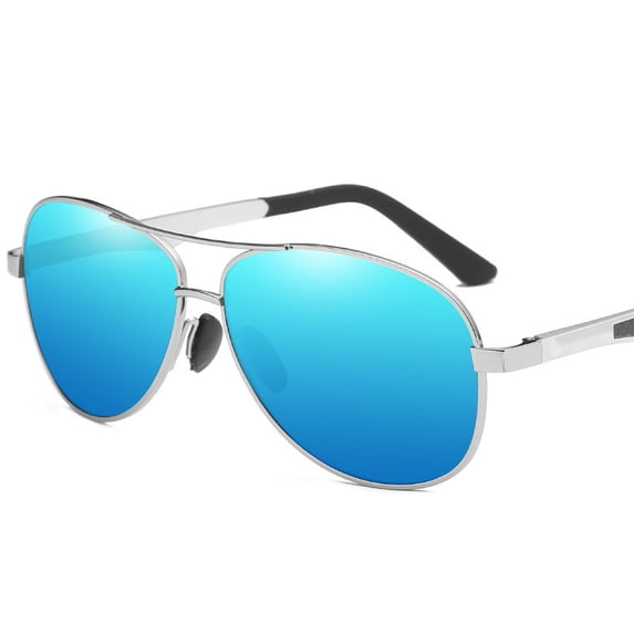 Mens Polarized Sunglasses Metal Frame UV400 Protection Perfect For Driving High Clarity Lenses with Anti Glare