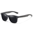 thumbnail image 1 of Mens Polarized Sunglasses Oval Frame UV400 Protection Solid Wood Frame Driving Sun Glasses, 1 of 2