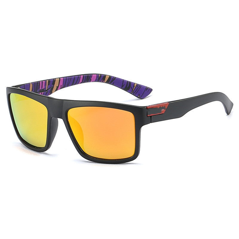 Mens Polarized Sunglasses Outdoor Sports Sunglasses for Cycling Driving Fishing Sunglasses with Black Frame and Gray
