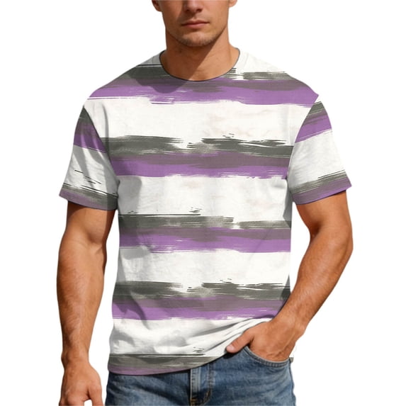 Mens Polo Graphic Playful Printed Comfort Breathable Mens Rugby Shirt,White,5XL