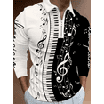 thumbnail image 1 of Mens Polo Shirt Lapel Collar Half Zipper Short Sleeve Solid Tshirts Comfortable Loose Fit Stylish Casual Fall Tops Black M, 1 of 4