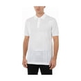 thumbnail image 1 of Mens Polo Shirt Slinky Sheer Short Sleeves Soft Touch Stacy Adams 57006 White, 1 of 6