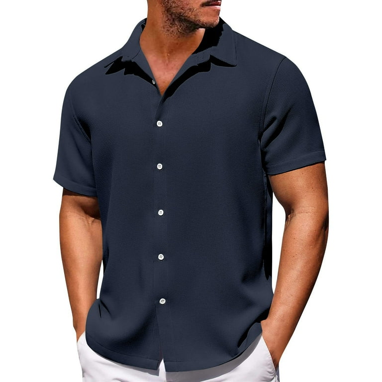 Mens polo button down shirts on sale 2025