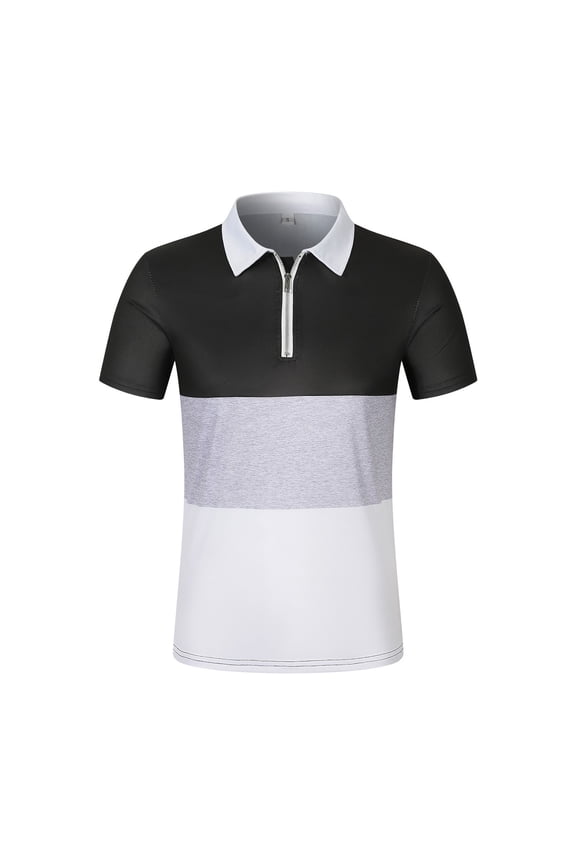 Mens Polo Shirts Fashion Casual Outdoor Color Blocked Men'S Clothing
