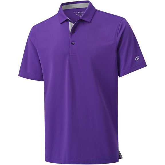 Mens Polo Shirts Short Sleeve Casual Solid Stylish Dry Fit Performance Designed Collared Golf Polo Shirts for mens