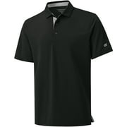 NEIKU Mens Polo Shirts Short Sleeve Casual Solid Stylish Dry Fit Performance Designed Collared Golf Polo Shirts for mens