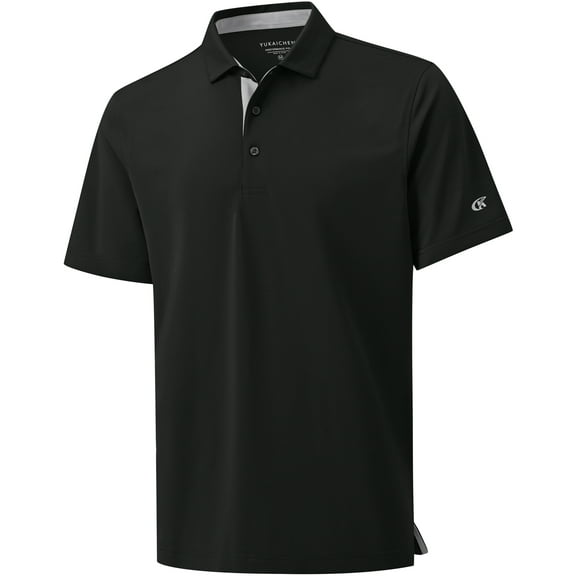 Mens Polo Shirts Short Sleeve Casual Solid Stylish Dry Fit Performance Designed Collared Golf Polo Shirts for mens