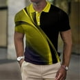 thumbnail image 1 of Mens Polo Shirts Short Sleeve Quick-Dry Breathable Golf Shirt Classic Fit Business Shirt Summer Causal Work T-Shirts Yellow M, 1 of 4