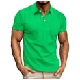 thumbnail image 1 of Mens Polo Shirts with Pocket Crew Neck Quick Dry Black Polo Shirts for Men Cotton Collared Shirt Classic Fit Casual Polo Tops, 1 of 4
