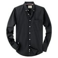 thumbnail image 1 of Mens Polo T-Shirt Mens Golf Shirts Slim Fit Long Sleeve Linen Blend Business Wear Non Solid Color Top Mens Performance Polos, 1 of 7