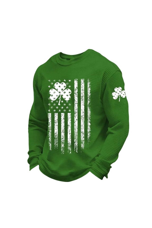 Mens Polo T-Shirt Texture Saint Patrick'S Day Short Sleeve Mens Graphic T-Shirts,Green,4XL