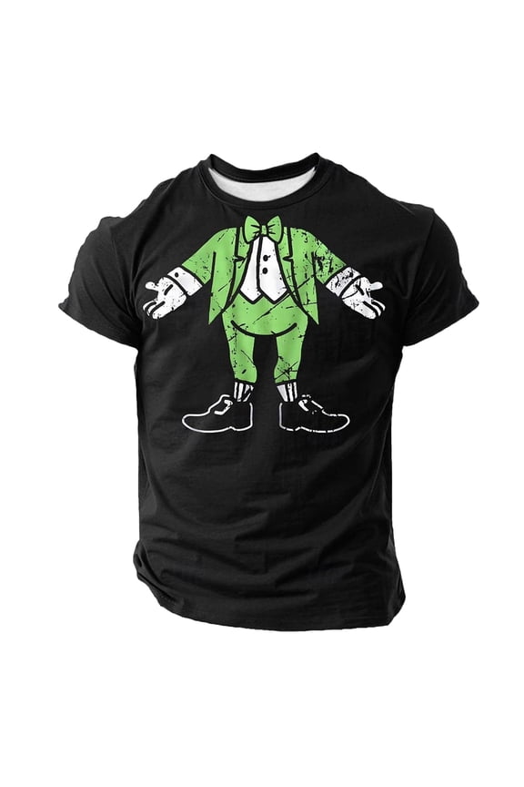 Mens Polos Shirts Graphic Print Short Sleeve Comfort Crew Neck Compression Shirt Men,Black,5XL