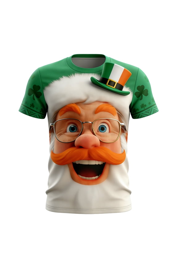 Mens Polos Shirts Graphic Print Short Sleeve Comfort Crew Neck Mens formal Shirts,Green,5XL