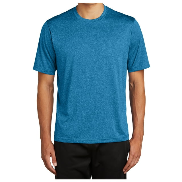 Mens Polyester Heather Contender Tee Blue Wake Heather 2X-Large