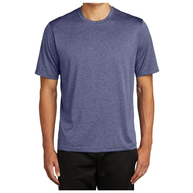 Mens Polyester Heather Contender Tee True Navy Heather Medium