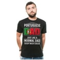 thumbnail image 1 of Mens Portuguese T-shirt Portuguese Dad Shirt Portuguese Father's Day Gift Shirt Portuguese Dad Shirt, 1 of 6
