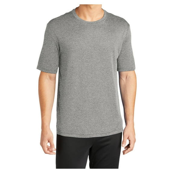 Mens PosiCharge Competitor Polyester Tee Shirt Grey Concrete Heather 4XL