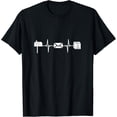 thumbnail image 1 of Mens Post Office Heartbeat Mailman Worker T-Shirt, 1 of 4