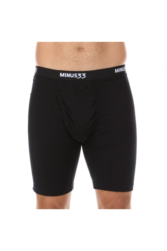 Mens Pouch Boxer Briefs - Hammock Support - Breathable Athletic Underwear - Black - X-Large