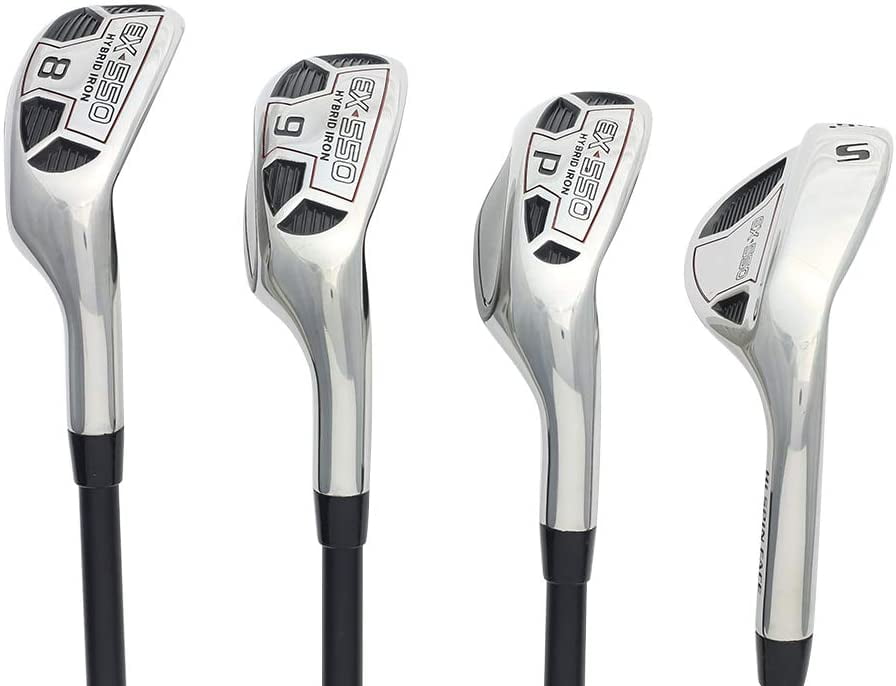Mens Powerbilt Golf EX550 Hybrid Iron Set, which Includes 8, 9, PW