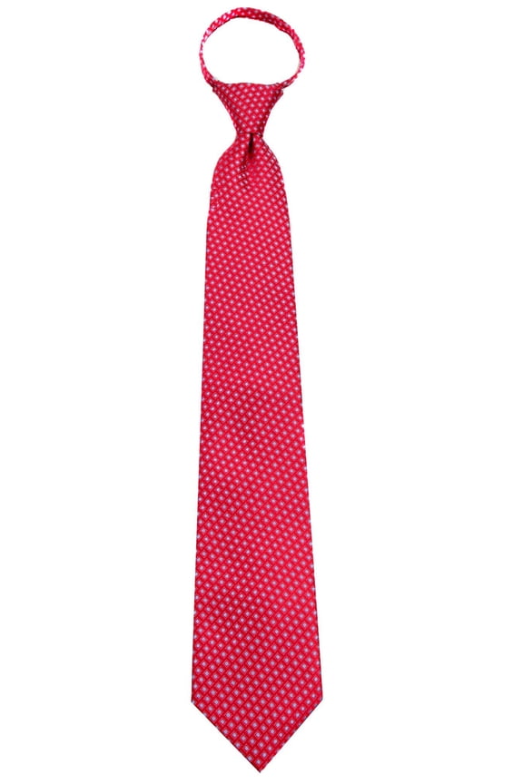Mens Pre-Made Zipper Necktie Ties - Many Colors and Patterns Available