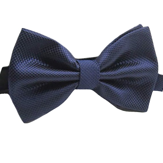Mens Pre-Tied Blue Bow Tie for Formal Events