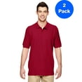 thumbnail image 1 of Mens Premium Cotton Double Piqué Sport Shirt 2 Pack, 1 of 2