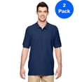 thumbnail image 1 of Mens Premium Cotton Double Piqué Sport Shirt 2 Pack, 1 of 2