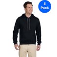 thumbnail image 1 of Mens Premium Cotton Ringspun Hooded Sweatshirt 5 Pack, 1 of 2