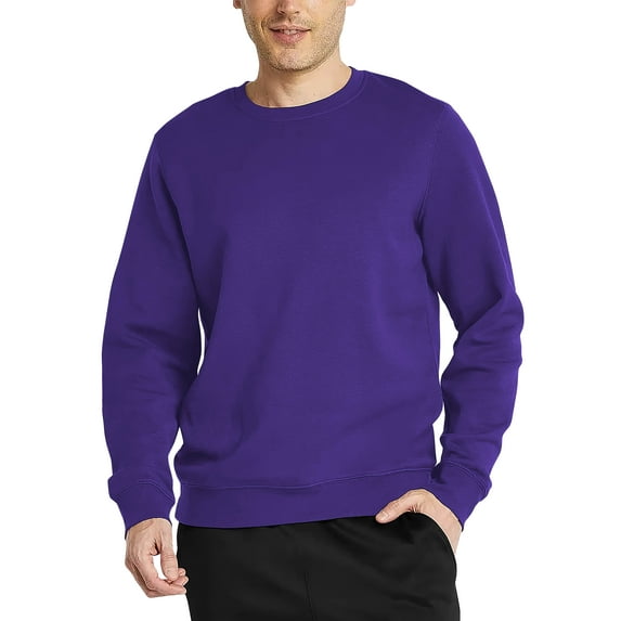 Mens Premium Heavyweight Sweatshirt Crewneck Fleece Pullover Sweater XS-5XL
