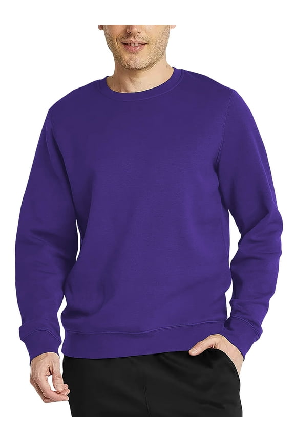 Mens Premium Heavyweight Sweatshirt Crewneck Fleece Pullover Sweater XS-5XL